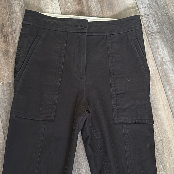 Derek Lam 10 Crosby Noor High Waist Seamed Pant in Black size 2 flaw - Picture 2 of 8